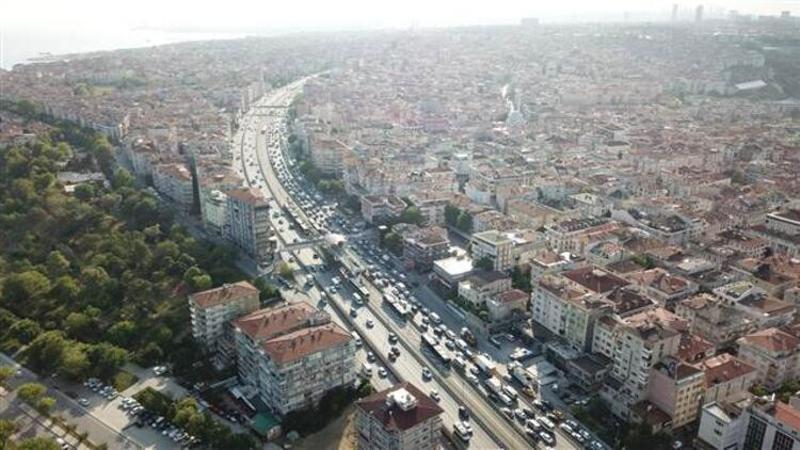 İstanbul'dan trafik yoğunluğu