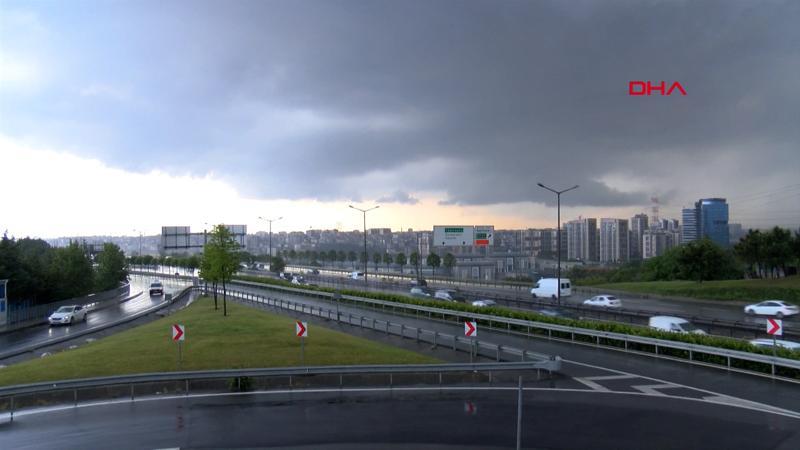 Son dakika haber... İstanbul'da sağanak yağış etkili olmaya başladı