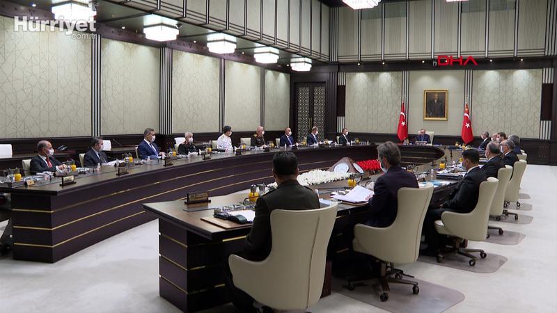 Milli Güvenlik Kurulu (MGK) toplantısı Cumhurbaşkanı Erdoğan başkanlığında Beştepe’de başladı