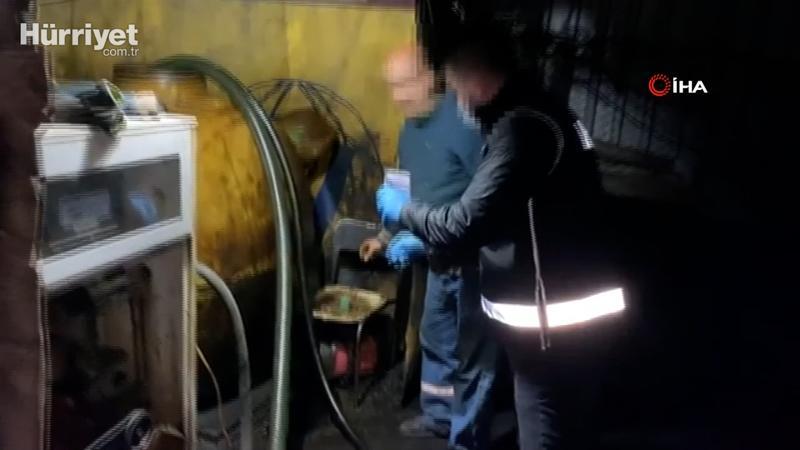 İstanbul’da kaçak akaryakıt operasyonu: 61 ton yakıt ele geçirildi