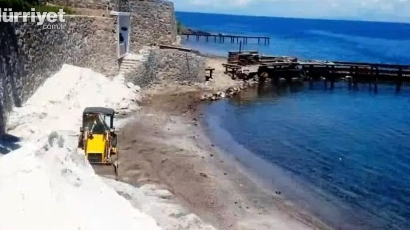 Mermer tozuyla Maldivlere çevirmeye çalıştılar