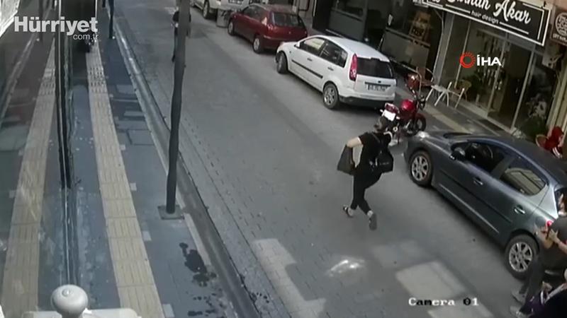Deprem anında yaşanan panik anları kameralara böyle yansıdı