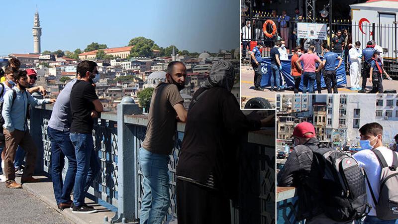 Galata Köprüsü ayaklarında yabancı uyruklu bir erkeğe ait ceset bulundu