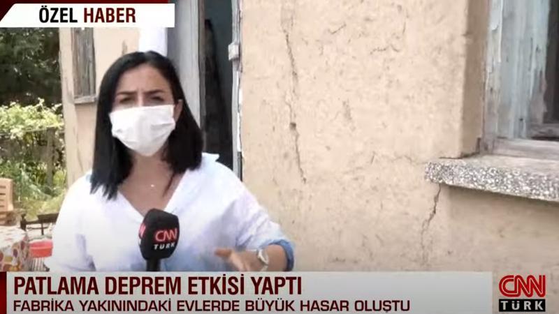 CNN Türk ekibi hasar gören köyleri görüntüledi