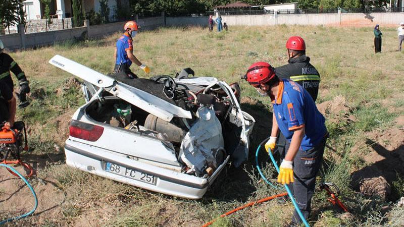 Aksaray’da feci olay! Kız istemeden dönen aile kaza yaptı: 1 ölü