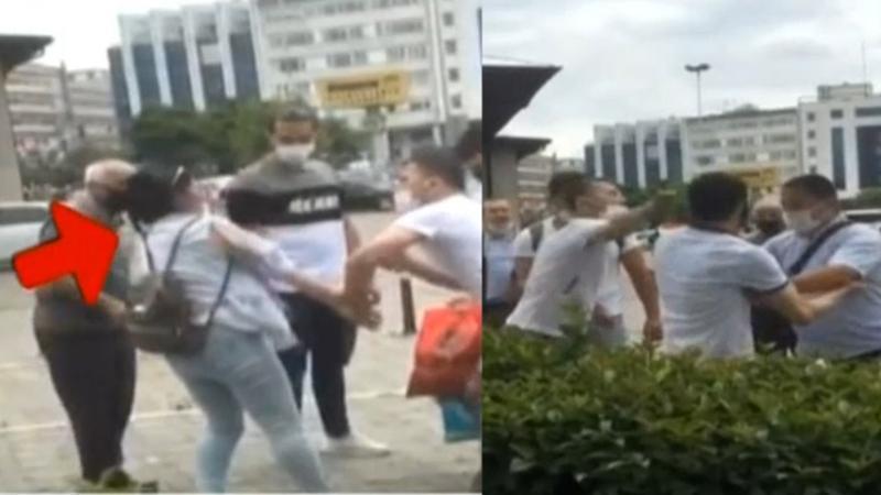 Hiç tanımadığı bir erkeğin saldırısına uğradı