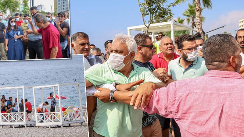 Antalya' Konyaaltı Sahili'nde 'loca' arbedesi