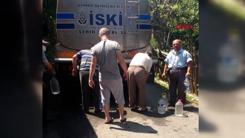 Şile'de su dağıtan tankeri fotoğraflayan eski muhtar konuştu: 5 temmuz pazar günü çektim