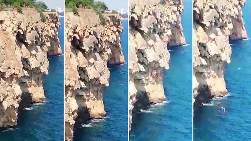 İddia sonucu 40 metreden denize atlayan Rus genç öldü