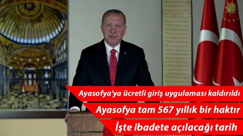 Son dakika haberi: Cumhurbaşkanı Erdoğan, Millete Sesleniş konuşması yaptı