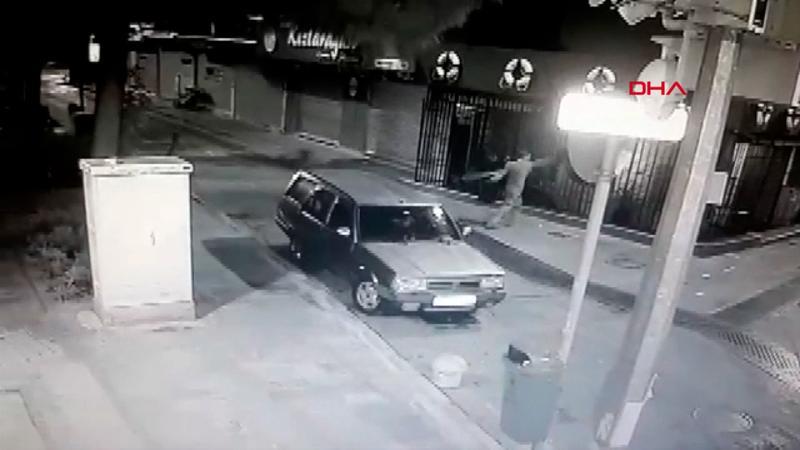 Hırsıza demir korkuluk engeli! Ne yaptıysa başaramadı