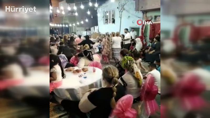 İstanbul’da dansözlü düğün eğlencesinde “pes” dedirten görüntüler