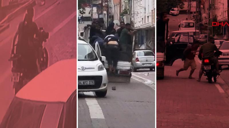 Esenyurt'ta kamyonetle gelen grup, bir şahsı bıçaklayıp kaçtı