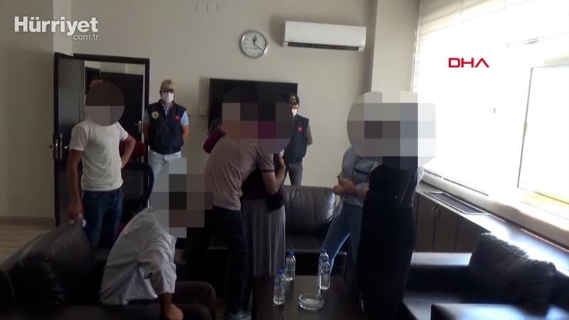 Mersin'de ikna sonrası teslim olan PKK'lı ailesiyle buluştu