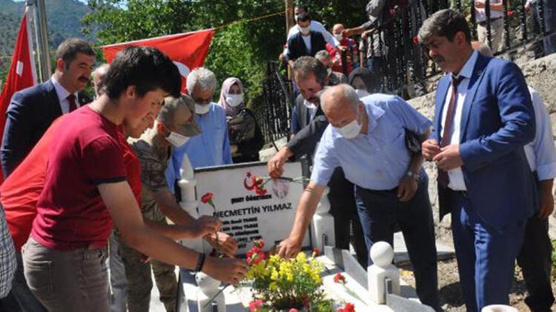 Şehit Necmettin öğretmen, anıldı