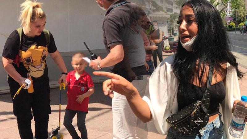 Sokak ortasında çocuğunu dövdü, şikayet üzerine karakola götürüldü