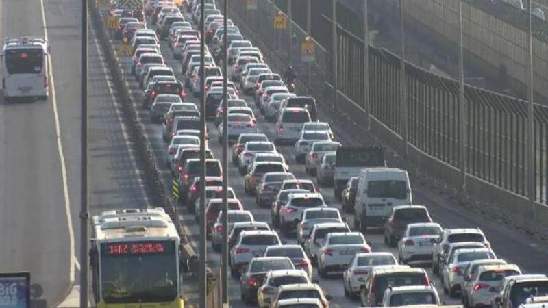 Son dakika haber... Haliç'te trafik durma noktasında
