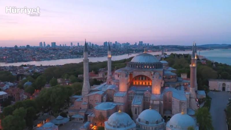 Cumhurbaşkanı Erdoğan'dan Ayasofya paylaşımı