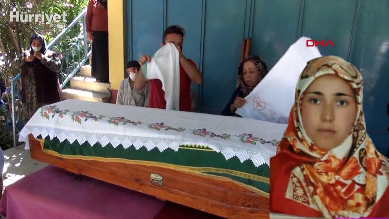 Tilki zannedilerek öldürülen gelin son yolculuğuna uğurlandı