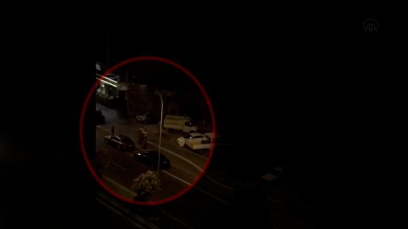 Kahramanmaraş'ta bir kadının sokakta darbedilmesi kamerada