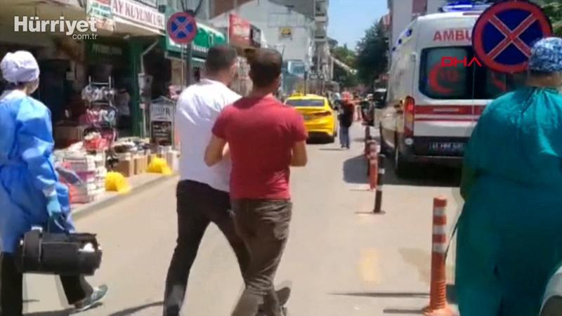 Maske takmasını isteyen mağaza müdürünü dövdü