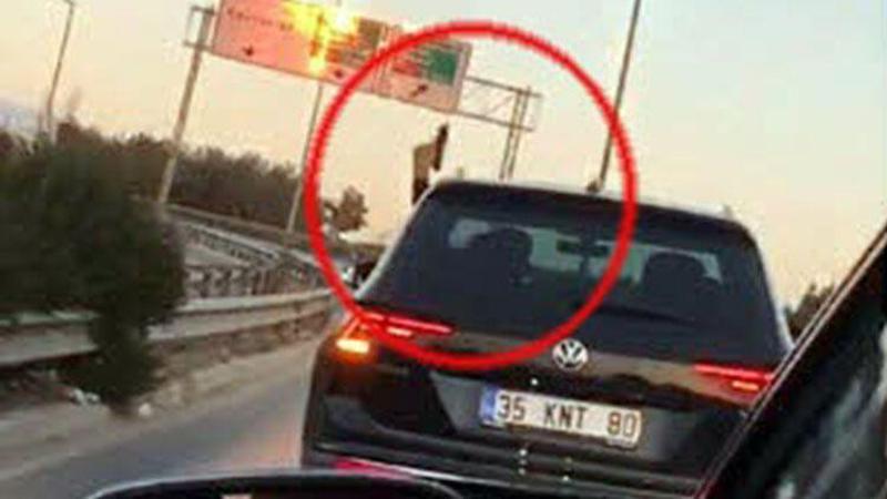 Eli silahlı trafik magandası tepki çekti