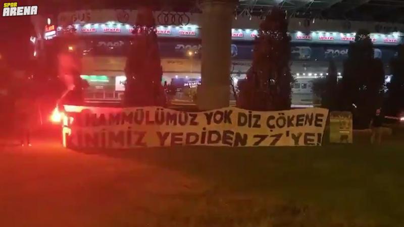 Ülker Stadyumu'nun önünde Gökhan ve Caner'e veto!