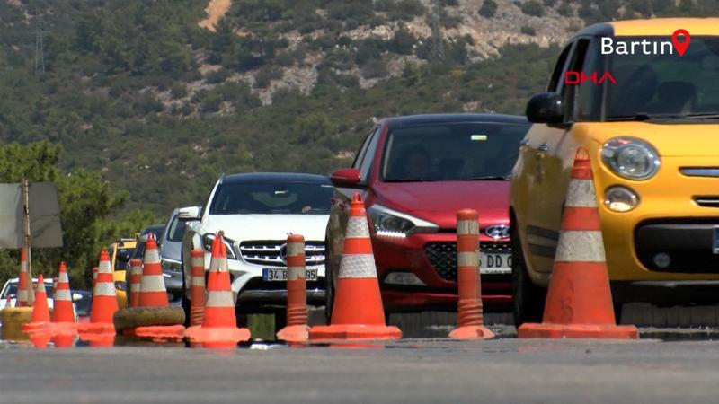 Bodrum'a son 3 günde 300 bine yakın araç giriş yaptı