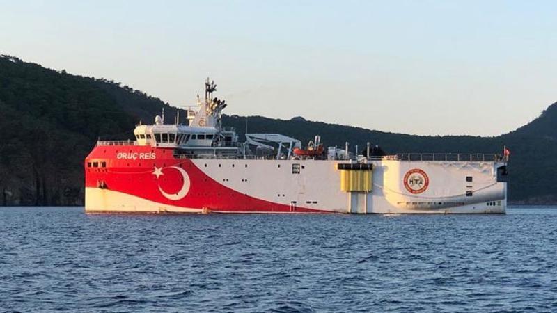 Akdeniz'de Oruç Reis gemisi için 23 Ağustos'a kadar Navtex ilan edildi