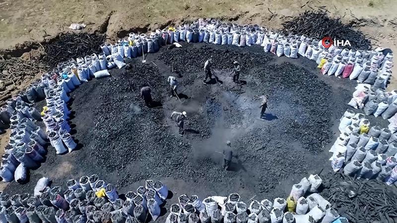 Bin 400 rakımda kan ter içinde ekmek mücadelesi