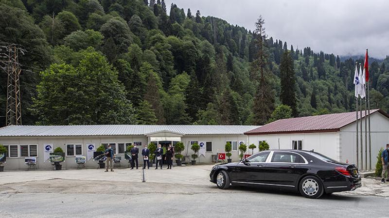 Cumhurbaşkanı Erdoğan'dan Ayder Yaylası'nda inceleme