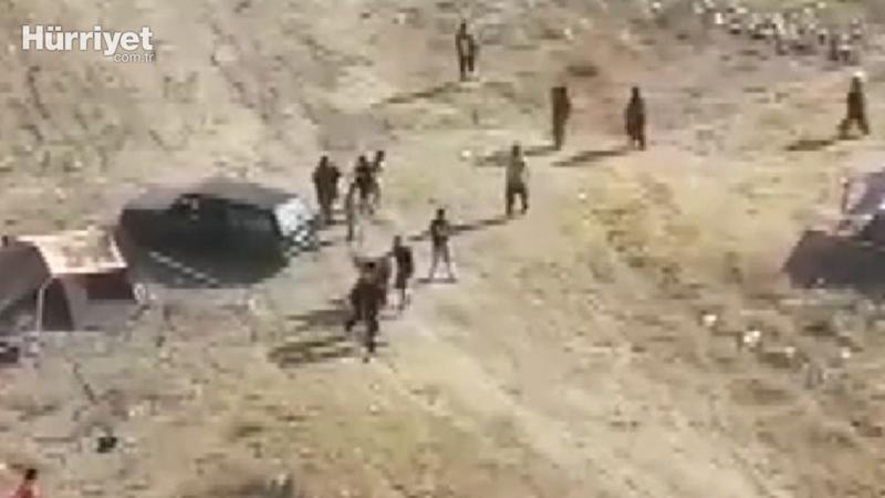 Çadır kurma kavgasında otomobilini insanların üzerine sürdü 4'ü çocuk 12 yaralı