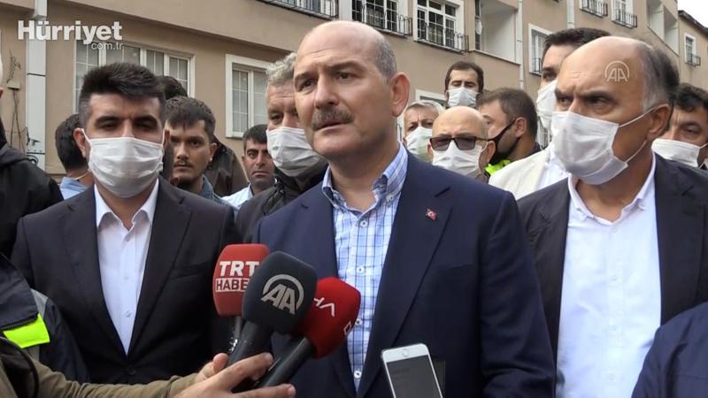 Bakan Soylu sel bölgesinde açıklamalarda bulundu