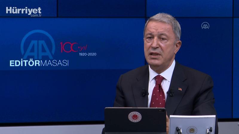 Milli Savunma Bakanı Hulusi Akar, Anadolu Ajansı Editör Masası'na konuk oldu