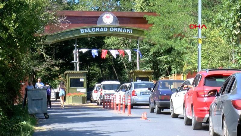 İki günde toplam 23 bin kişi Belgrad Ormanı'na geldi