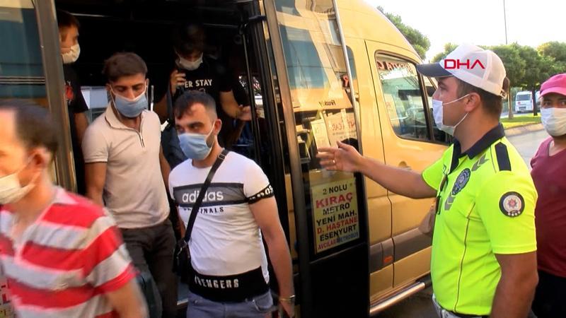 İstanbul'da toplu taşıma araçlarına koronavirüs denetimi