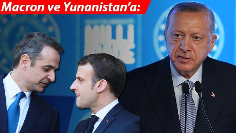 Son dakika haberler... Cumhurbaşkanı Erdoğan: Sayın Macron senin şahsımla daha çok sıkıntın olacak!