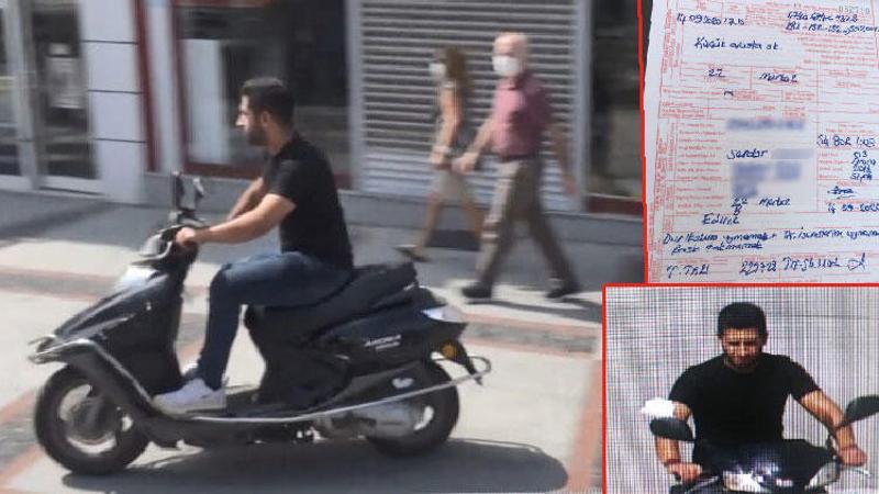 Maskesiz motosiklet sürücüsü 'Hemen geliyorum' diyerek kaçtı