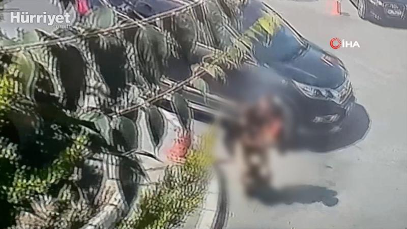Akaryakıt istasyonunda dehşet anları kamerada