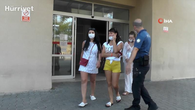 Otelde turistlere "Maske takın" diyen hemşire yüzüne terlik yedi