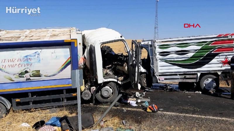 Diyarbakır'da çöp kamyonuyla kamyonet çarpıştı: 2 ölü, 2 yaralı