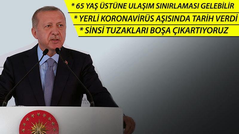 Cumhurbaşkanı Recep Tayyip Erdoğan, Kabine Toplantısı sonrası açıklamalarda bulundu
