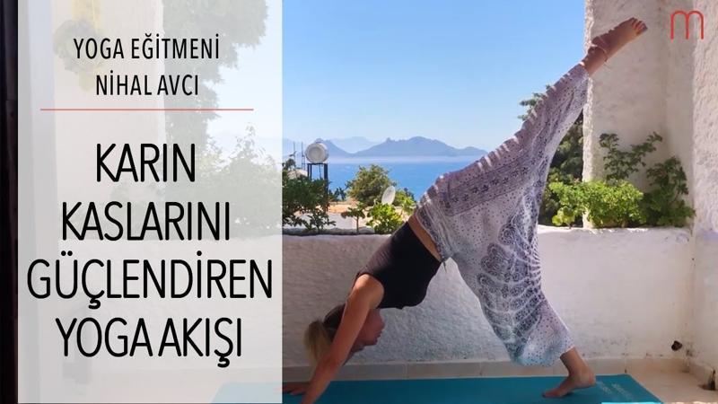 Karın Kaslarını Güçlendiren Yoga Akışı