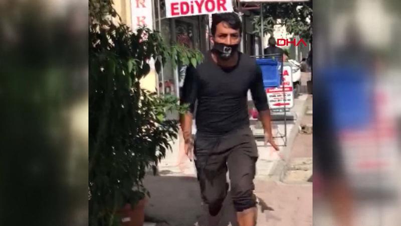 Antalya'da seyyar satıcı, kadın zabıtaya saldırdı