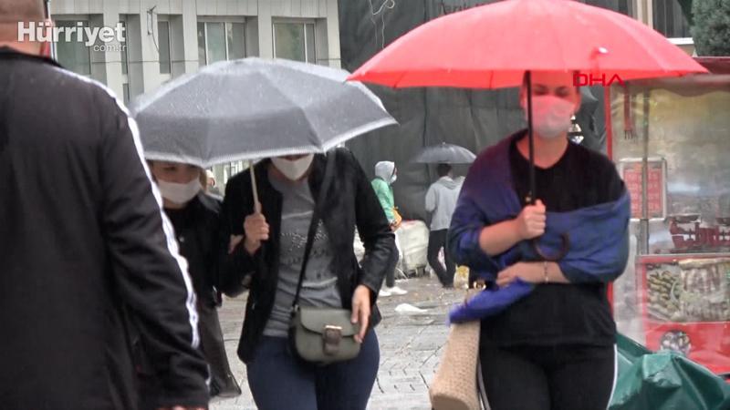 Son dakika! Edirne'de beklenen yağış başladı