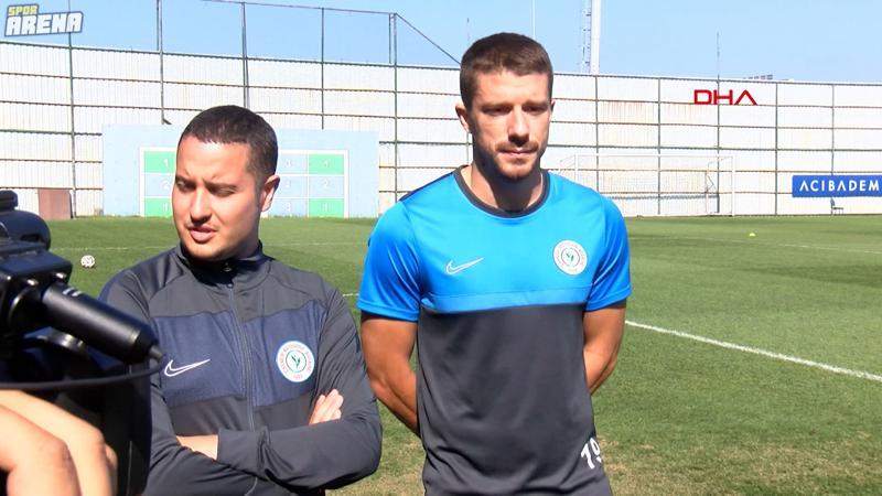 Çaykur Rizesporlu Jovancic: İlk galibiyetimizi almak istiyoruz