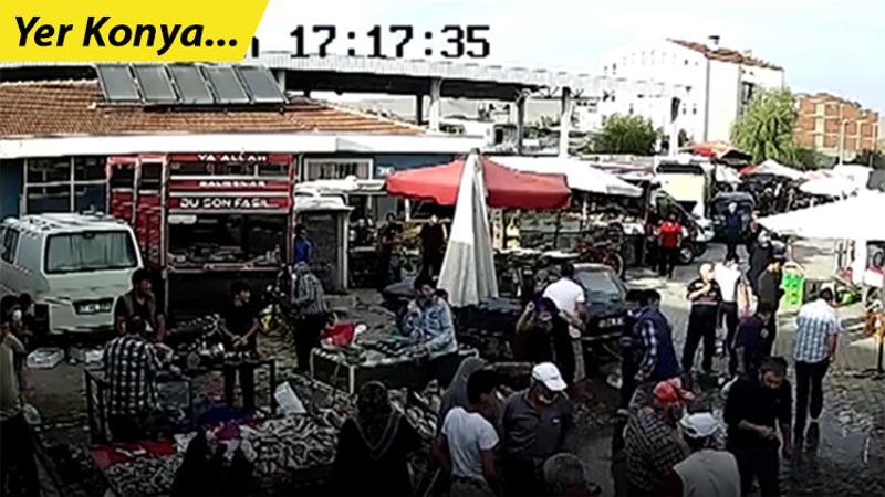 Balıkçıların silahlı kavgası, güvenlik kamerasına yansıdı