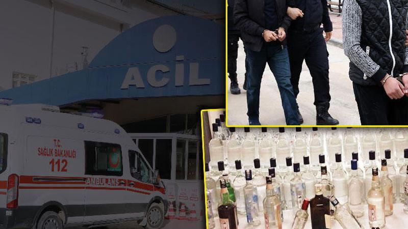 Polisin ele geçirdiği kaçak sigara ve sahte içkiler sergilendi