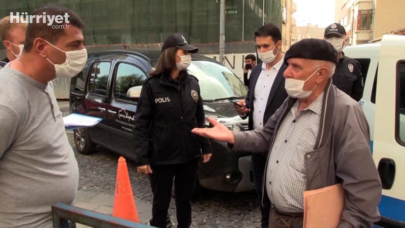 Maskeyi düzgün takmasını isteyen polise: Ben vebalı değilim