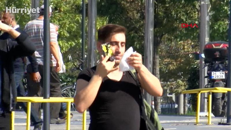 Maskesiz yakalandı maske takmayanlara sitem etti